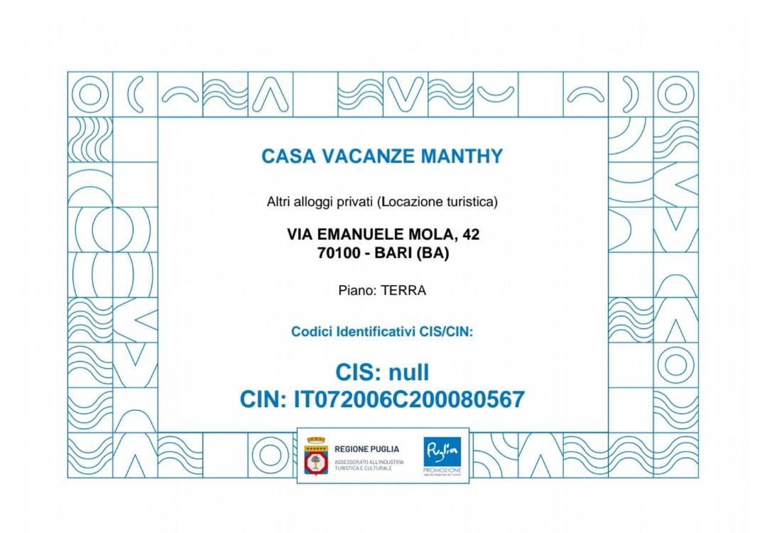 Casa Vacanze Manthy Posizione Centrale Μπάρι Εξωτερικό φωτογραφία